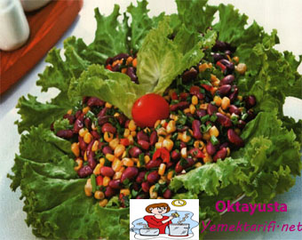 meksika fasulyesi salatasi