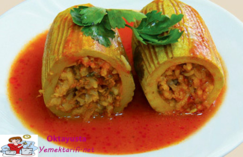 bulgurlu kabak dolmasi