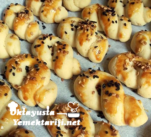 mahlepli burgu kurabiye