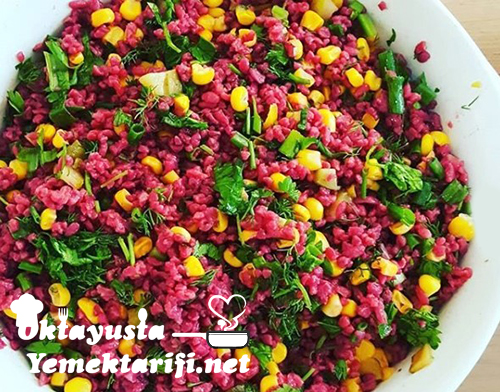 salgam sulu bulgur salatasi