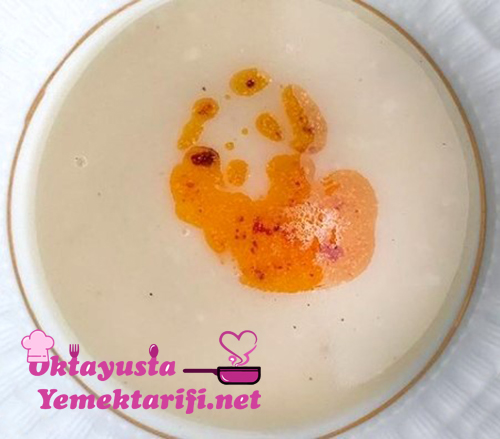 terbiyeli sarimsakli un corbasi