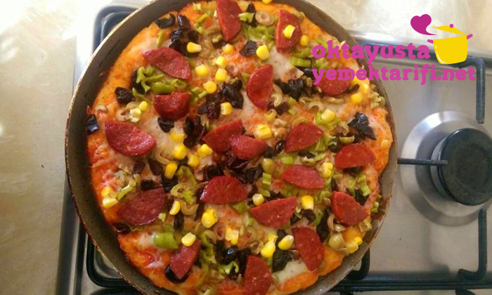 Tavada Pizza Tarifi